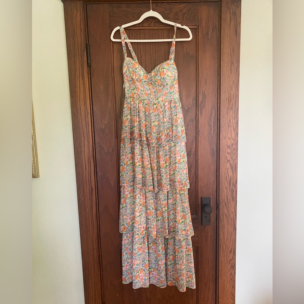 FULL Length Floral Dress